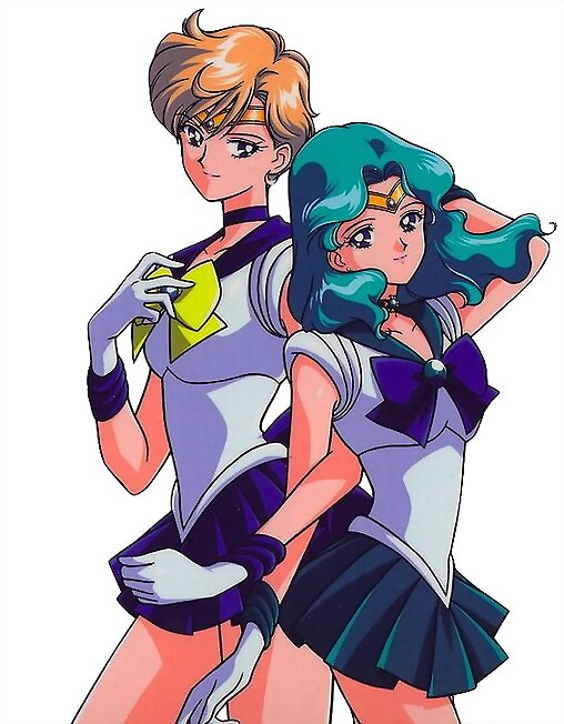 sailor uranus y sailor neptuno
