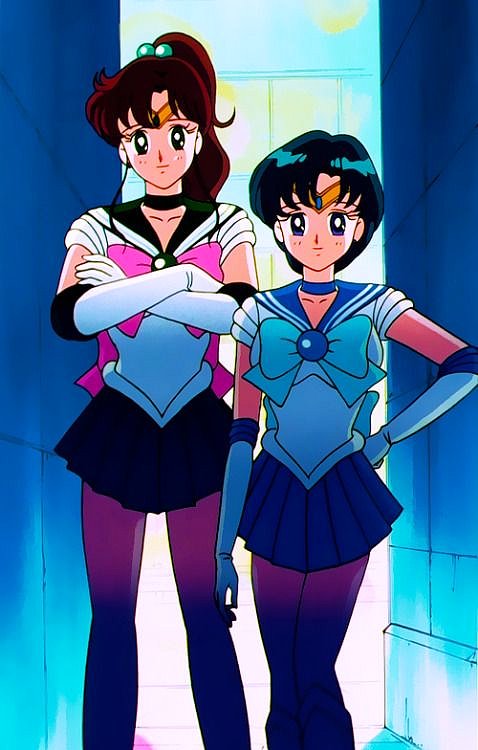 sailor júpiter y sailor mercurio
