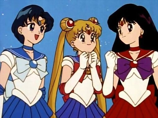 sailors mercurio,moon y marte