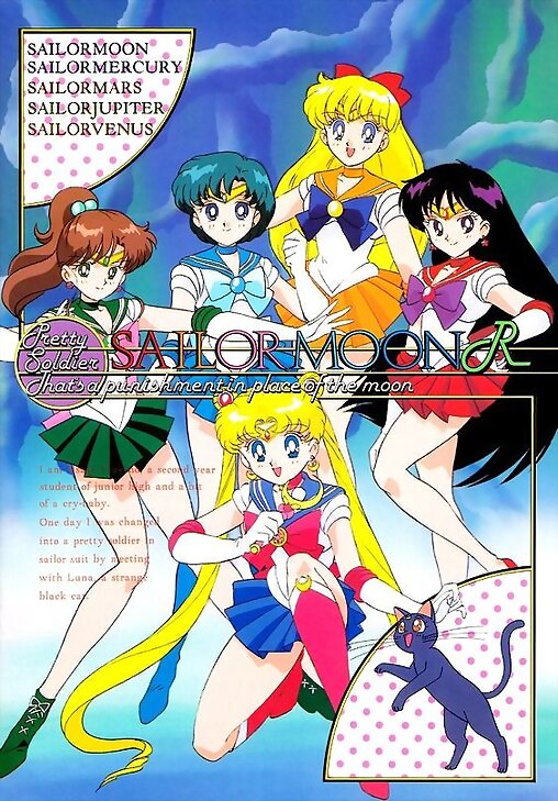 las 5 sailors y luna