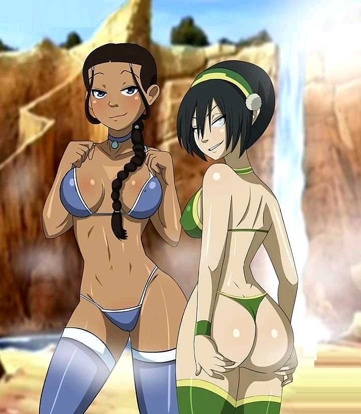 Katatra y Toph Beifong (Avatar The Last Airbender)