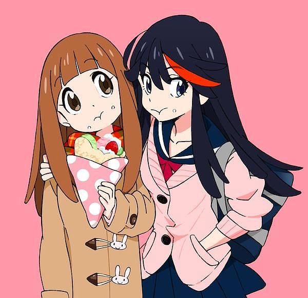 Mako Mankanshoku y Ryuko Matoi (Kill La Kill)