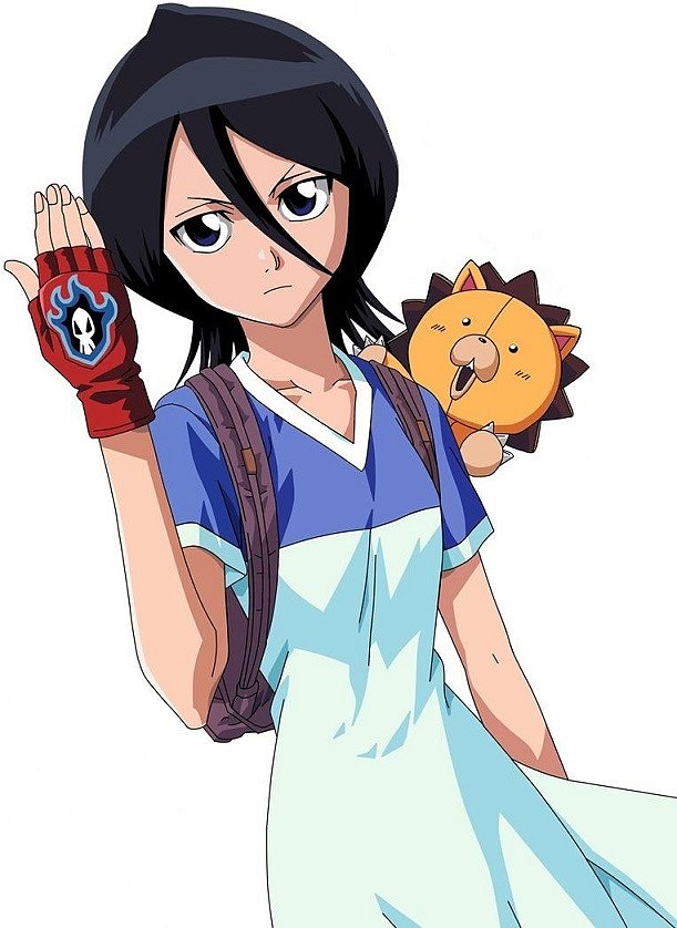 Rukia Kuchiki y Kon (Bleach)