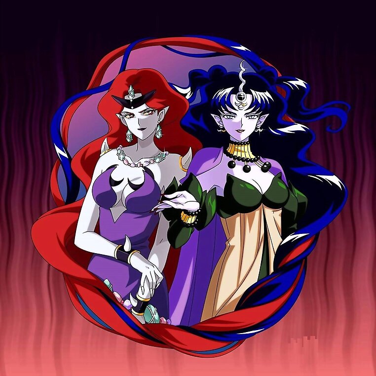 Beryl y Nehelenia (Sailor Moon)