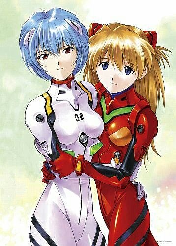 Rei Ayanami y Asuka Langley Soryu (Evangelion)