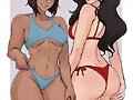 Korra y Asami Sato (Legend of Korra)