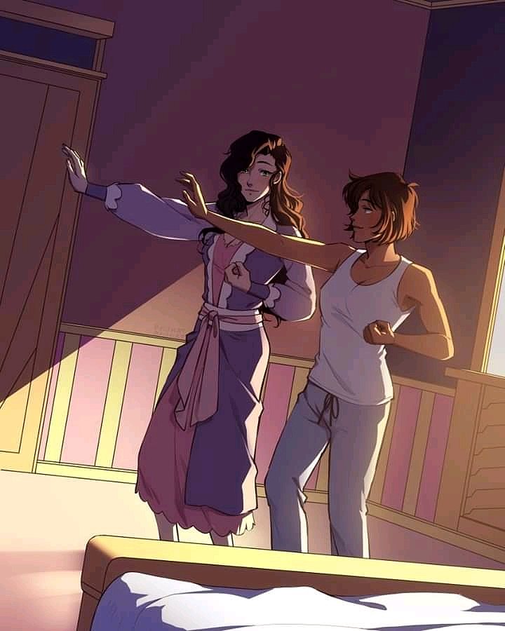 Asami Sato y Korra (Legend of Korra)