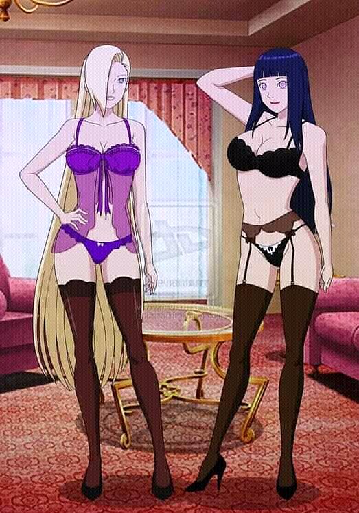 Ino Yamanaka y Hinata Hyuga (Naruto Shippuden)