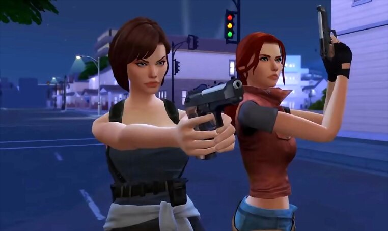 Jill Valentine y Claire Redfield (Residen Evil)