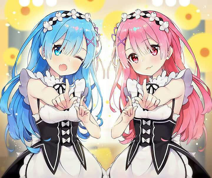 Rem y Ram (Re Zero Kara Hajimeru Isekai Seikatsu)