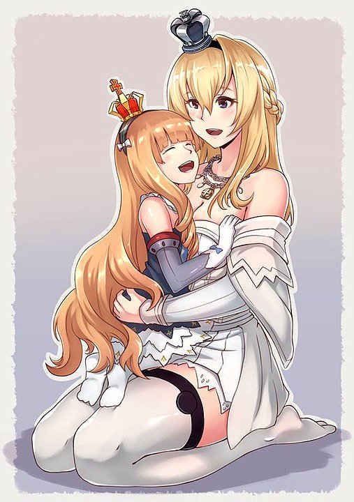 Warspite y HMS Hood (Kantai Collection)