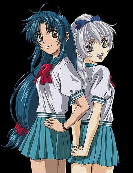 Kaname Chidori y Teletha Testarossa (Fumoffu)
