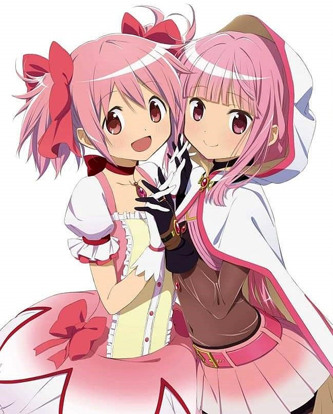 Madoka Kaname y Iroha Tamaki (Madoka Magica Gaiden