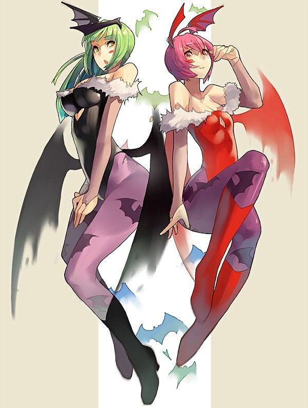 Morrigan y Lilith Aensland (Darkstalkers)