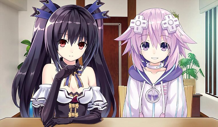 Noire y Neptune (Hyperdimension Neptunia)