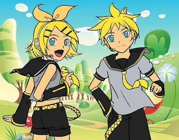 Rin y Len Kagamine (Vocaloid)