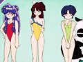 Shampoo, Ukyo Kuonji y Akane Tendo (Ranma 1/2)