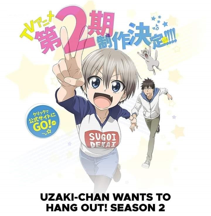 Hana Uzaki y Shinichi Sakurai (Uzaki-Chan Wa Asobi