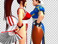 Mai Shiranui y Chun Li (Capcom Vs SNK)