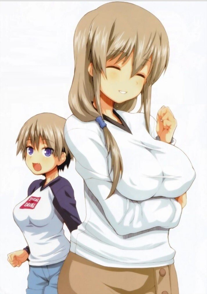 Hana y Tsuki Uzaki (Uzaki-Chan Wa Asobitai)