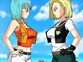 Bulma y Androide Numero 18 (Dragon Ball Z)