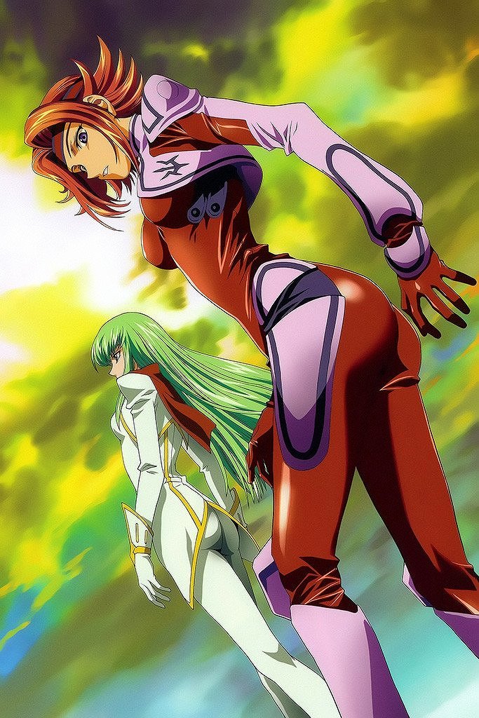 CC y Kallen Kozuki (Code Geass)