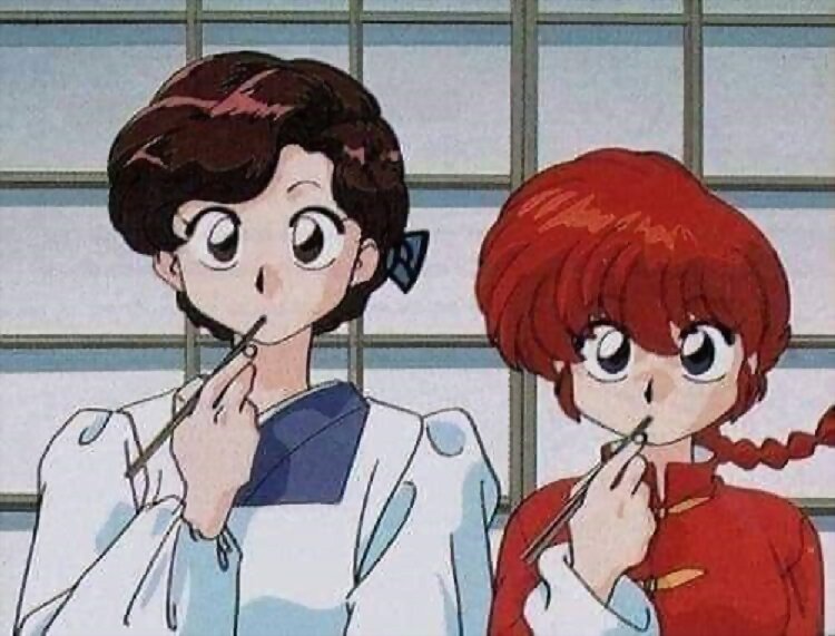 Nodoka y Ranma Saotome (Ranma 1/2)