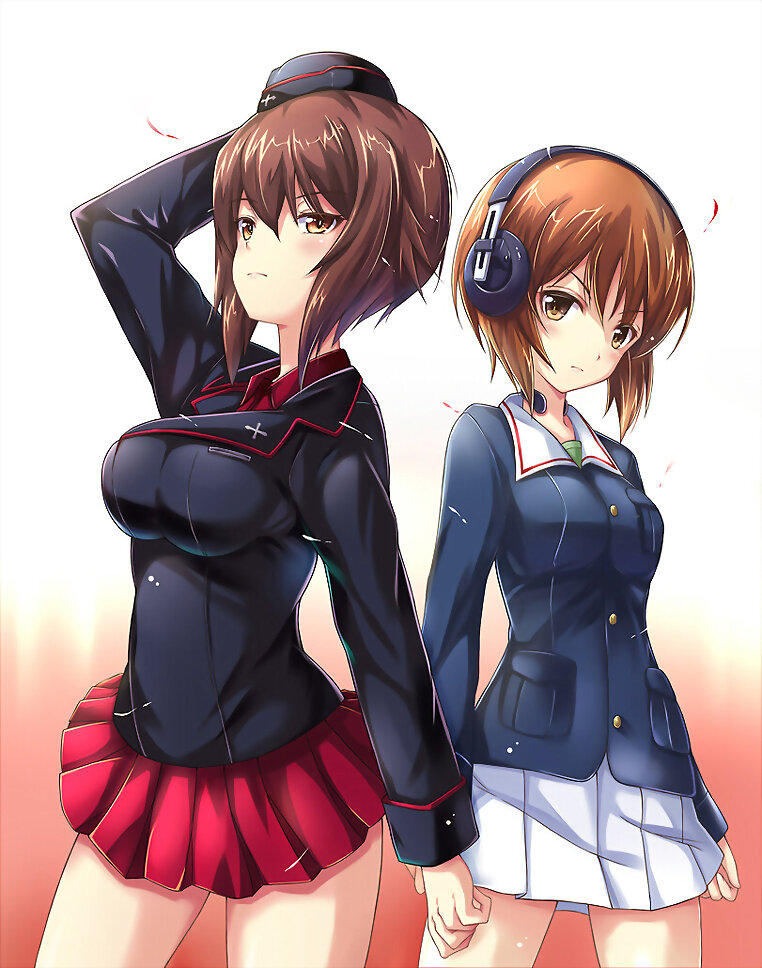 Maho y Miho Nishizumi (Girls Und Panzer)