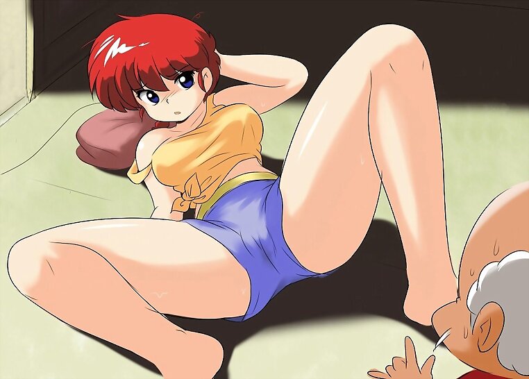 Ranma Saotome y Happosai (Ranma 1/2)