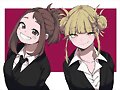Ochaco Uraraka y Himiko Toga (My Hero Academia)