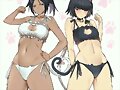 Yoruichi Shih&#333;in y Soi Fong (Bleach)