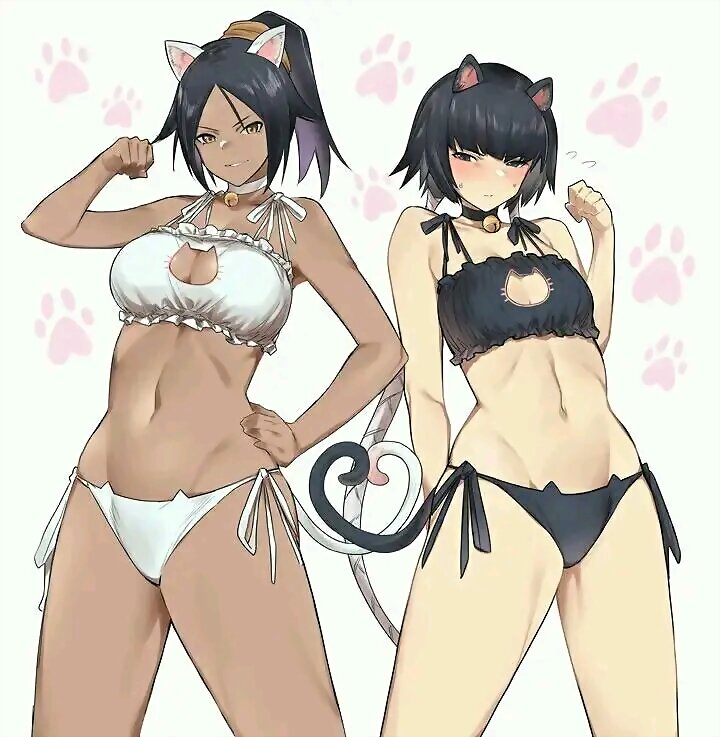Yoruichi Shihōin y Soi Fong (Bleach)