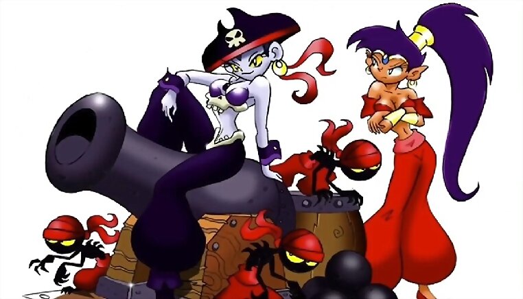 Risky Boots y Shantae (Shantae: Half-Genie Hero)