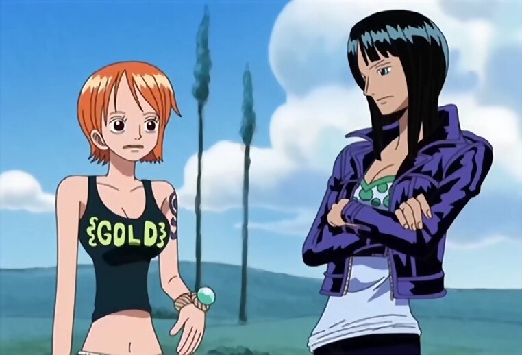 Nami y Nico Robin (One Piece)