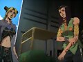 Jolyne Kujo y Ermes Costello (Jojo&#039;s Bizarre Adven