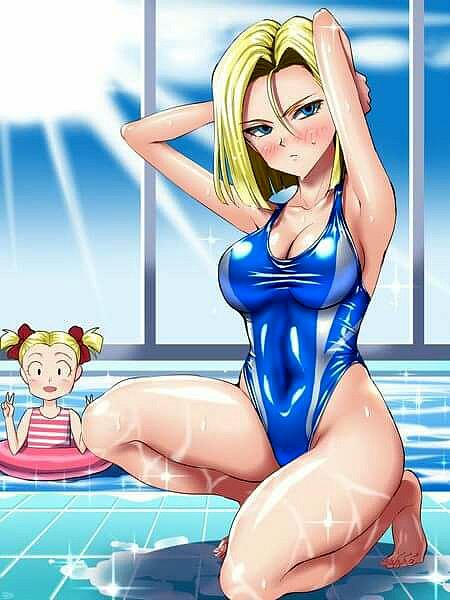 Androide Numero 18 y Marron (Dragon Ball Z)
