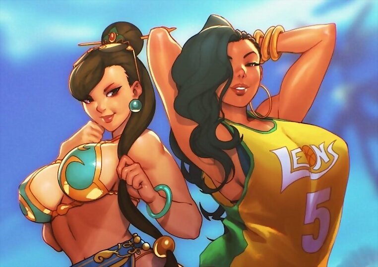Chun Li y Laura Matsuda (Street Fighter)