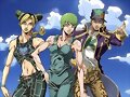 Jolyne, F.F. y Jotaro Kujo (Jojo&#039;s Bizarre Adventu