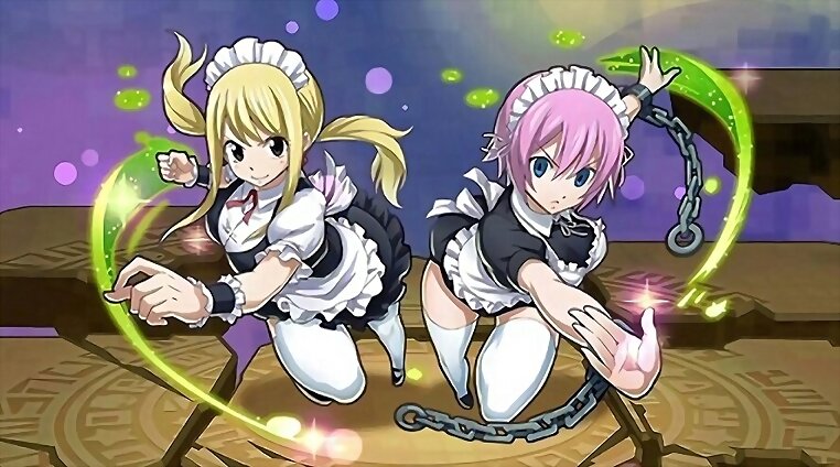 Lucy Heartfilia y Virgo  (Fairy Tail)