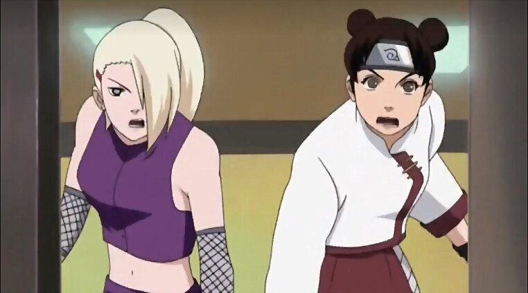 Ino Yamanaka y Tenten (Naruto Shippuden)