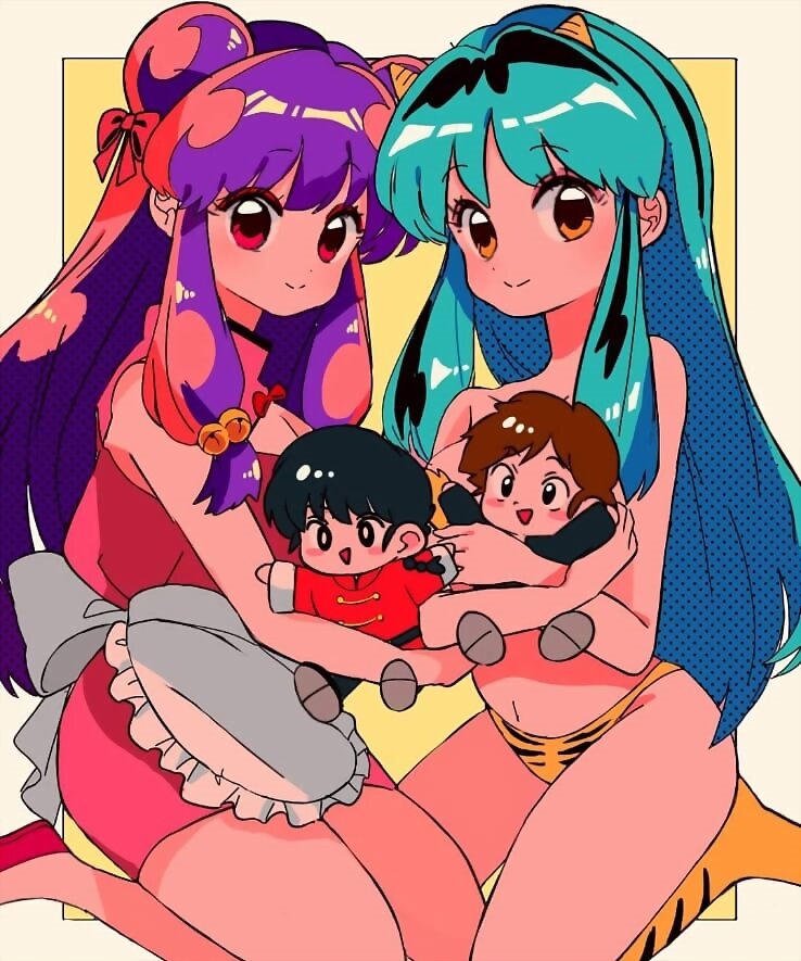 Shampoo (Ranma 1/2) y Lum (Urusei Yatsura)