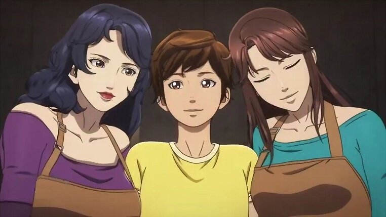 Rui, Ai y Hitomi Kisugi (Cat´s Eye)