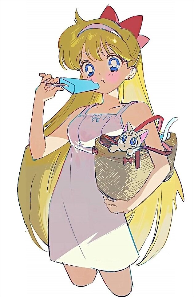 Minako Aino y Artemis (Sailor Moon)