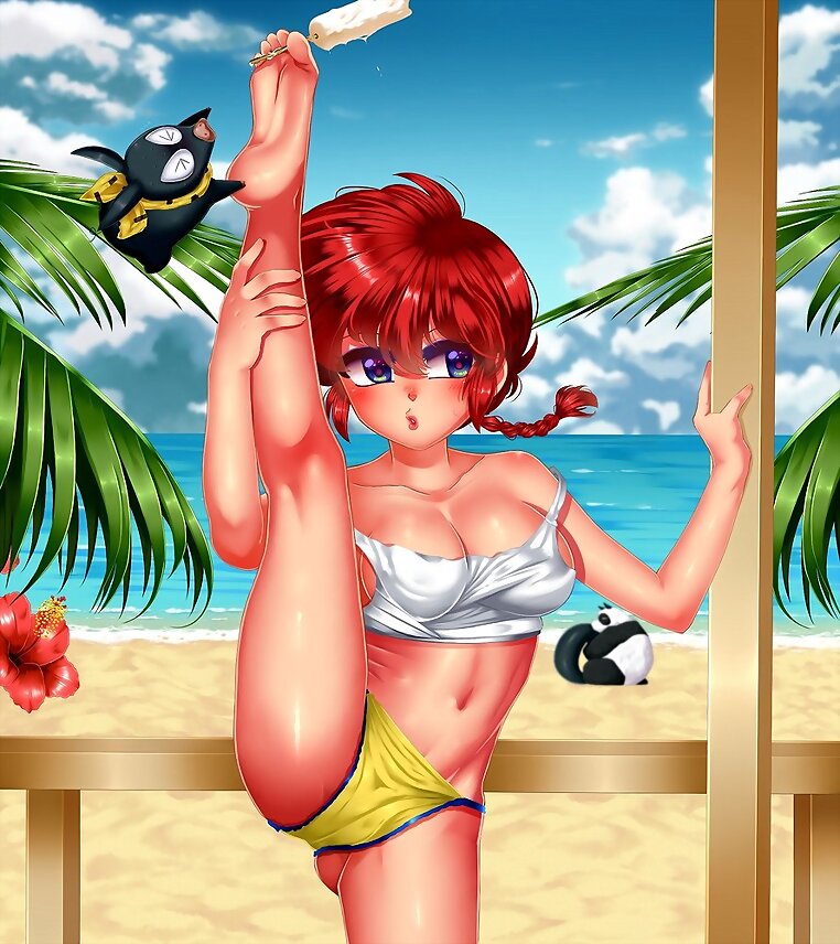 Ranma Saotome y P-Chan (Ranma 1/2)