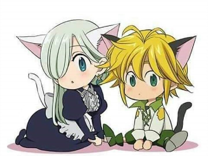 Elizabeth Liones y Meliodas (Nanatsu No Taizai)