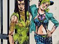 Ermes Costello y Jolyne Kujo (Jojo&#039;s Bizarre Adven