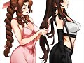 Aeris Gainsborough y Tifa Lockhart (Final Fantasy)