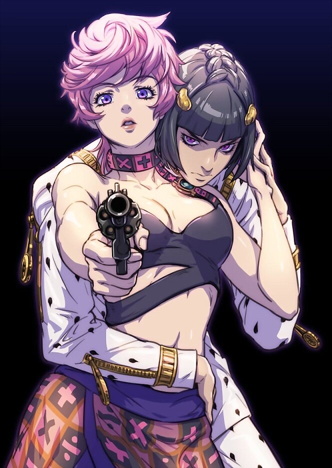 Trish Una y Bruno Buccellati (Jojo´s Bizarre Adven