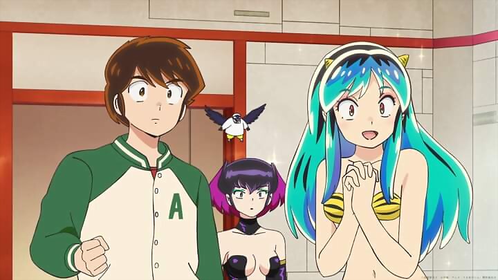 Ataru Moroboshi. Kurama y Lum (Urusei Yatsura)