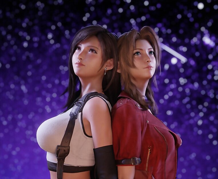Tifa Lockhart y Aeris Gainsborough (Final Fantasy)
